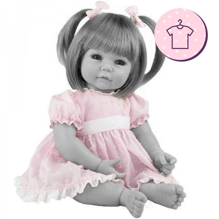 Kleid für Adora Toddler Puppe 51 cm - Rosa Kleid
