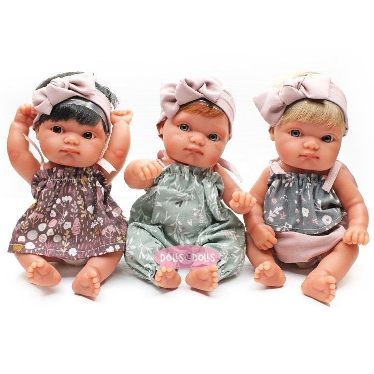 Antonio Juan Puppen 21 cm - Mufly (Set E mit 3 Puppen)