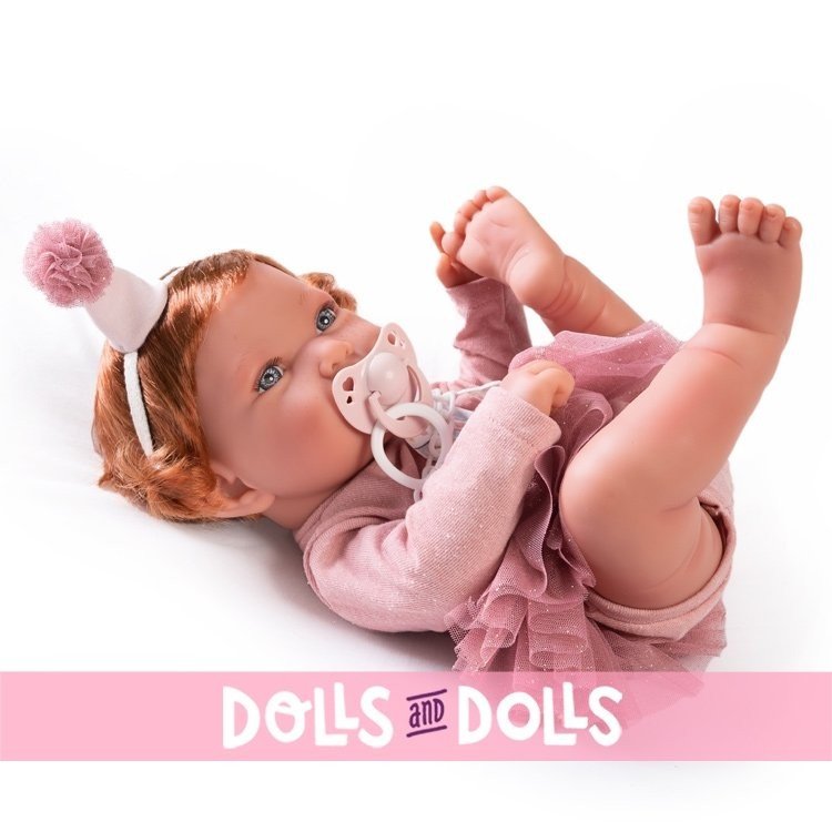 Antonio Juan Puppe 42 cm - Neugeborene Pipa alles Gute zum Geburtstag