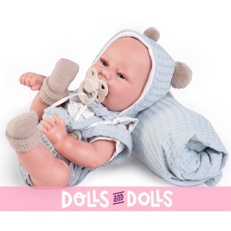 Antonio Juan Puppe 33 cm - Neugeborenes Baby Clar Paar mit Wiegenlied