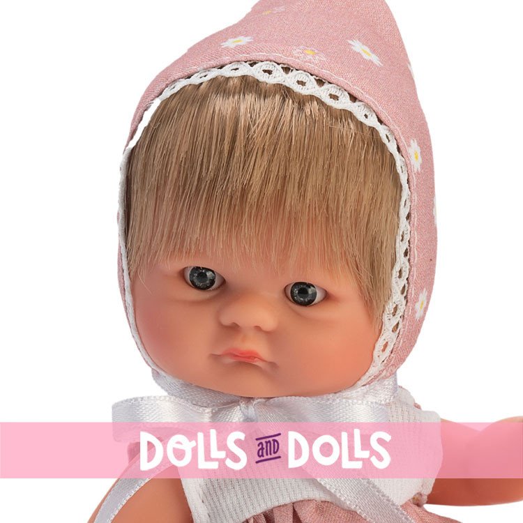 Así Puppe 20 cm - Bomboncín mit Kleid aus der Margaritas-Kollektion
