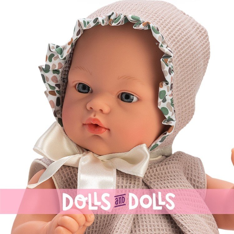Así Puppe 36 cm - Koke mit einem Set aus der Nude Dots Kollektion