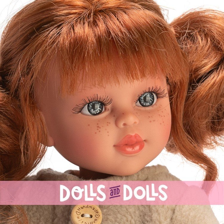 Así Puppe 40 cm - Sabrina mit einem Set aus der Jara-Kollektion