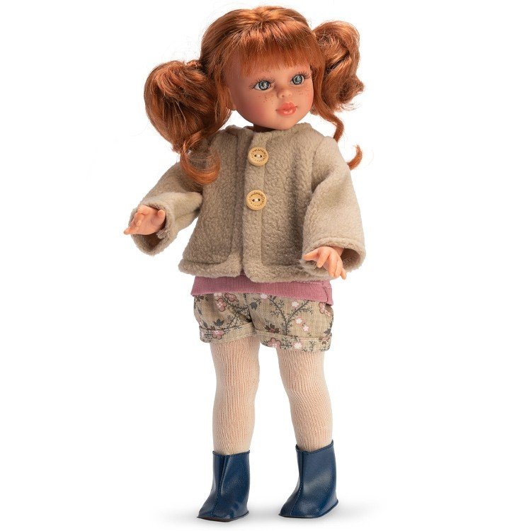 Así Puppe 40 cm - Sabrina mit einem Set aus der Jara-Kollektion