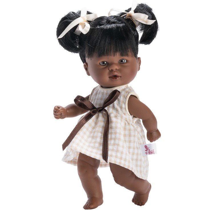 Así Puppe 20 cm - Tom mit Kleid aus der Sabana-Kollektion