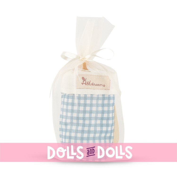 Ergänzungen für Asi Puppe - Así Dreams - Noel Kollektion - Flaschenhalter mit Flasche 36-50 cm