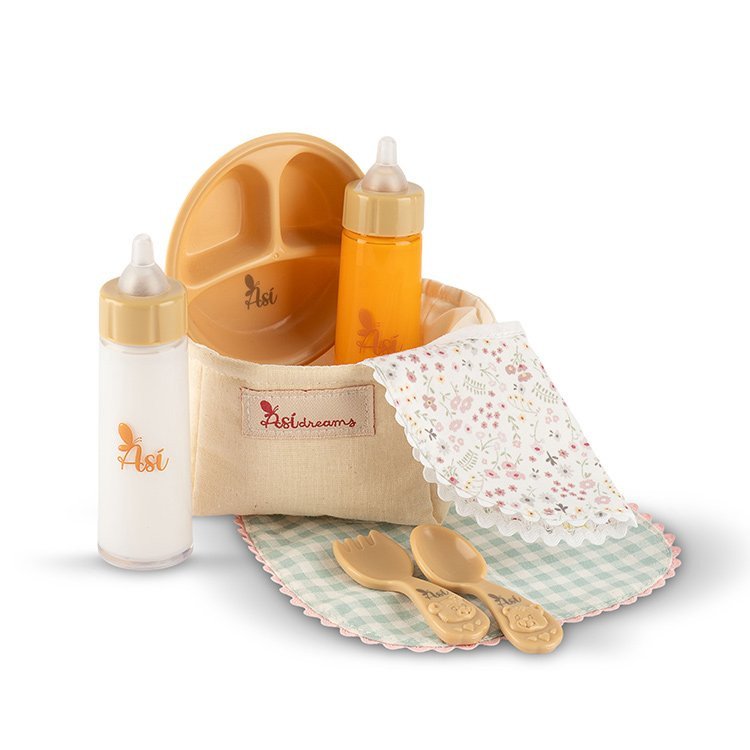 Ergänzungen für Asi Puppe - Así Dreams - Cloe Kollektion - Essensset