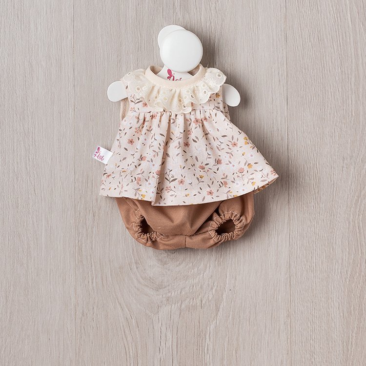 Outfit für Así Puppe 36 cm - Kleid aus der Kollektion Teresa für Margot Puppe