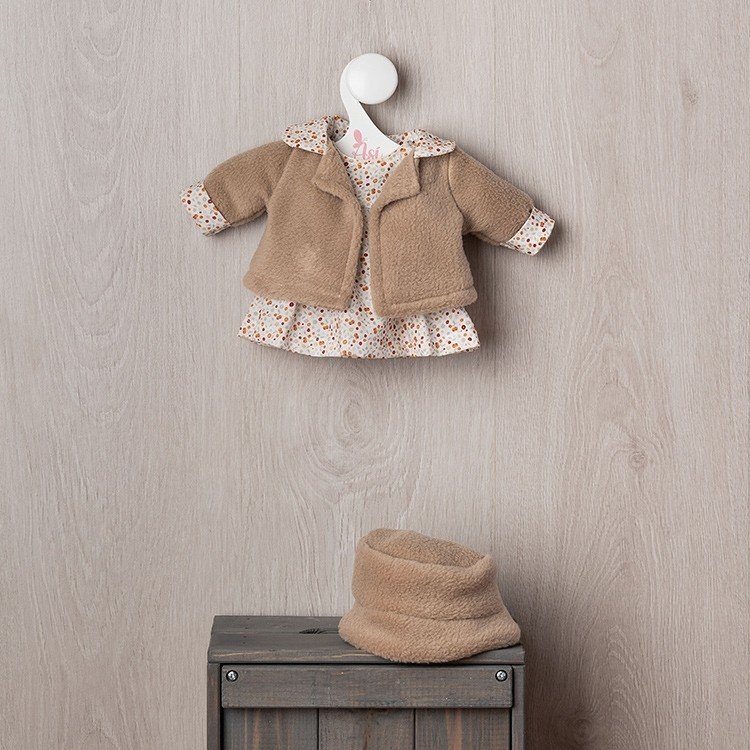 Outfit für Así Puppe 36 cm - Kirsche Kollektion Set für Alex Puppe