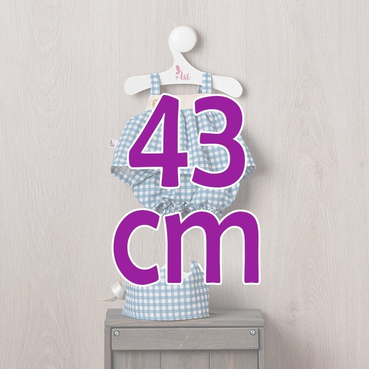 Outfit für Así Puppe 43 cm - Outfit aus der Kollektion Noel für María Puppe