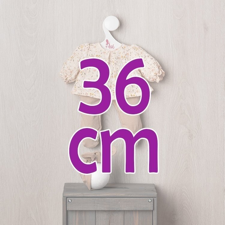 Outfit für Así Puppe 36 cm - Frühlingskollektion Set für Alex Puppe