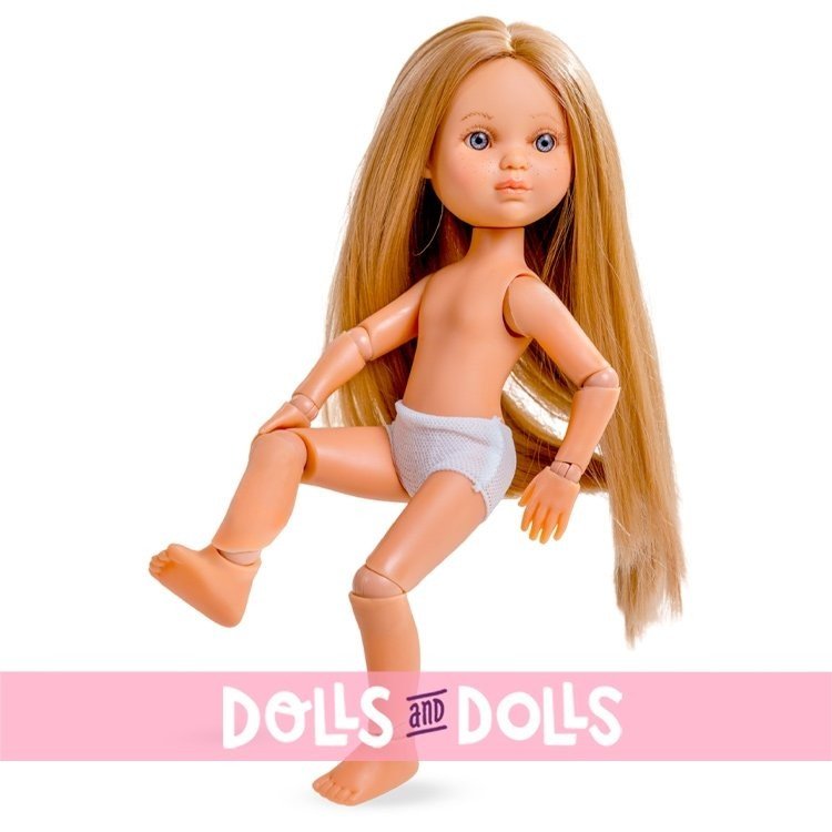 Berjuan Puppe 35 cm - Luxuspuppen - Eva artikuliert ohne Kleidung