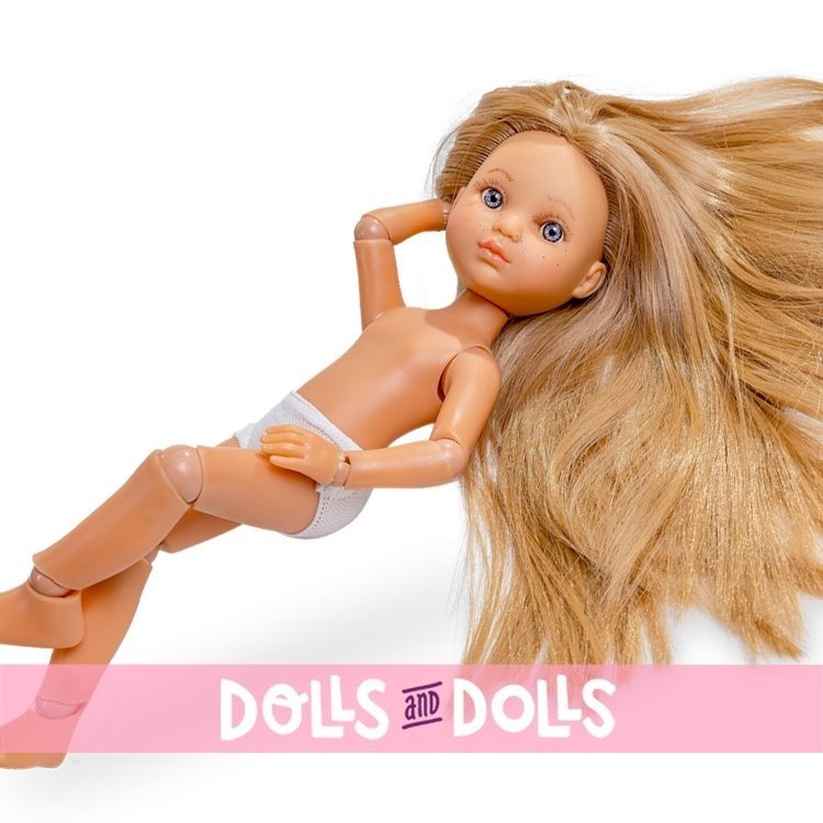 Berjuan Puppe 35 cm - Luxuspuppen - Eva artikuliert ohne Kleidung