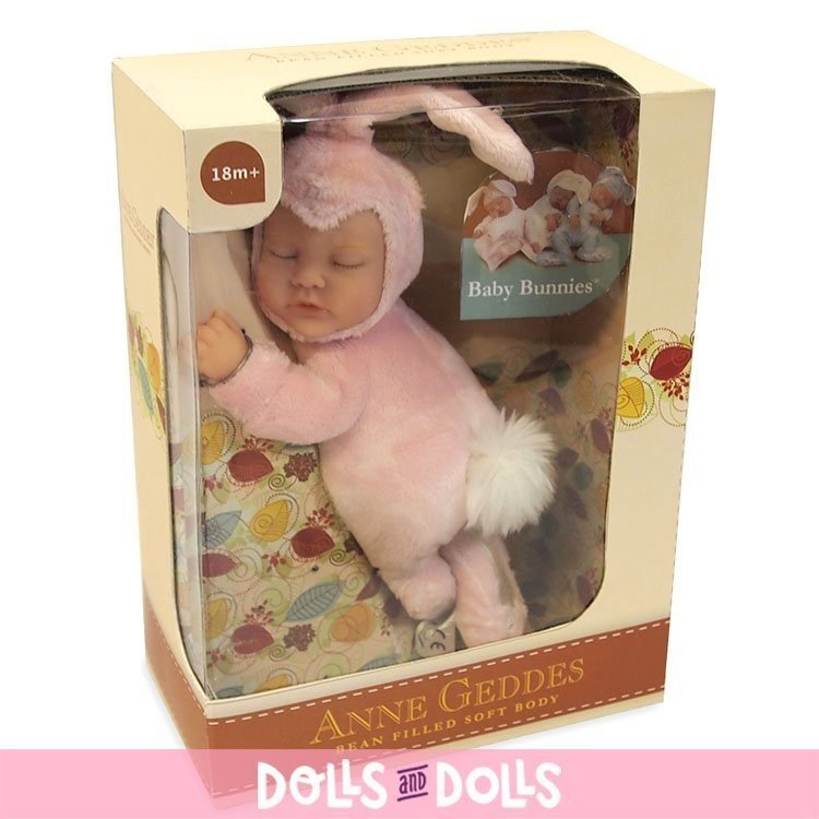 ANNE GEDDES Baby Puppe Häschen Rosa 