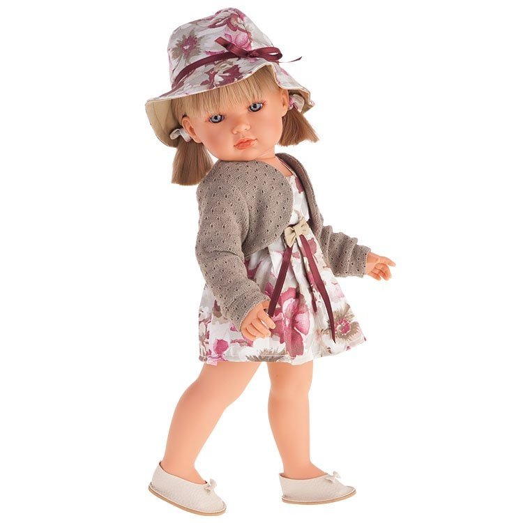 Antonio Juan Puppe 45 cm - Bella mit Blumenkleid