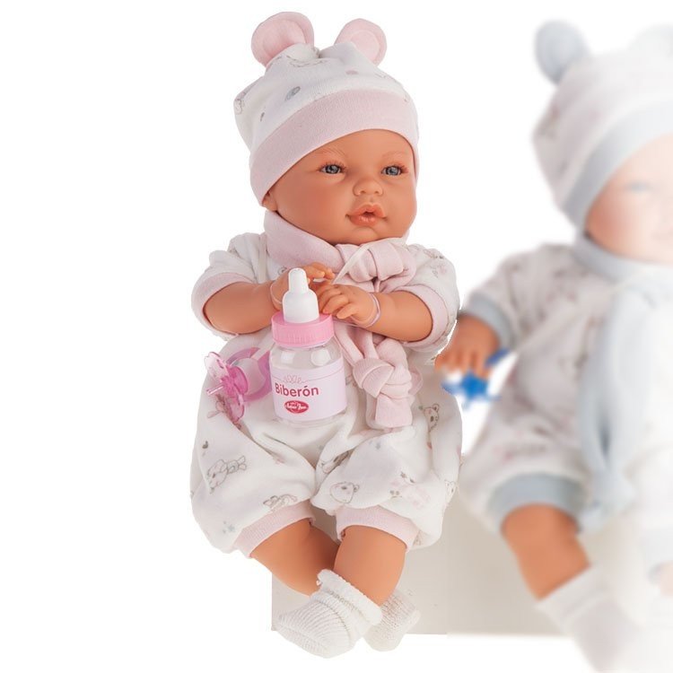 Antonio Juan Puppe 37 cm - Bimba rosa Strampler