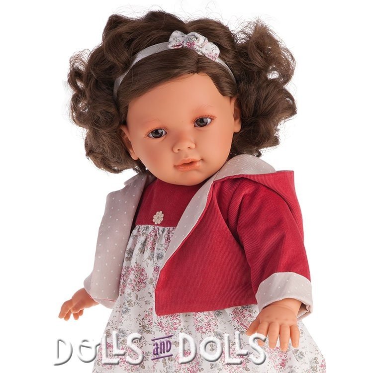 Antonio Juan Puppe 55 cm - Lula rote Jacke