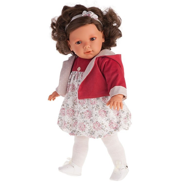 Antonio Juan Puppe 55 cm - Lula rote Jacke