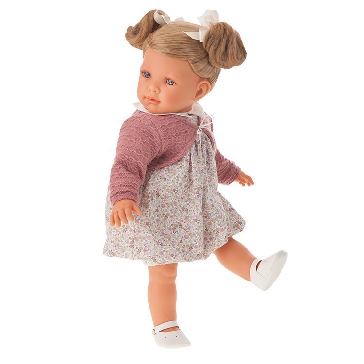 Antonio Juan Puppe 55 cm Blonde Lula mit zwei Zopfen Dolls And Dolls Sammlerpuppenladen