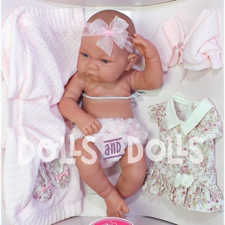 Antonio Juan Puppe 42 cm - Neugeborenes Mädchen Aussteuer Nica