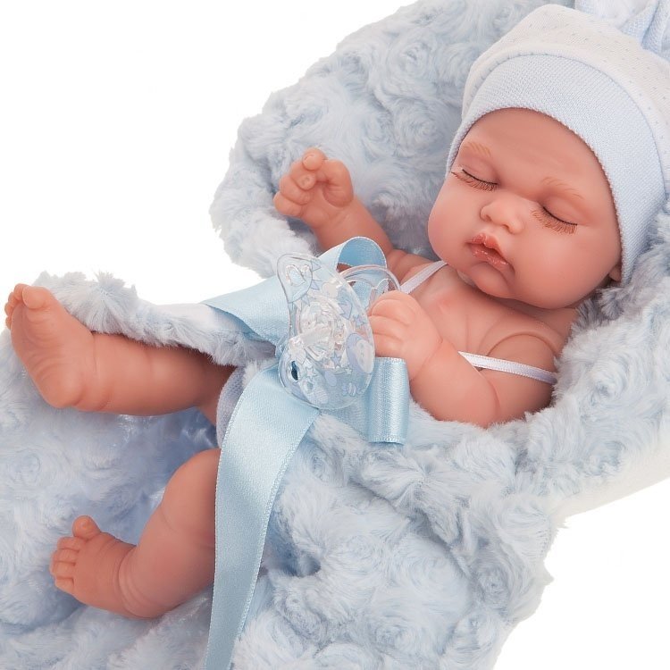 Antonio Juan Puppe 26 cm - Luni mit blauer Decke