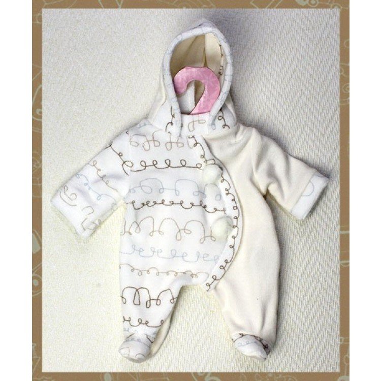 Pijama trazos con capucha 26-27 cm