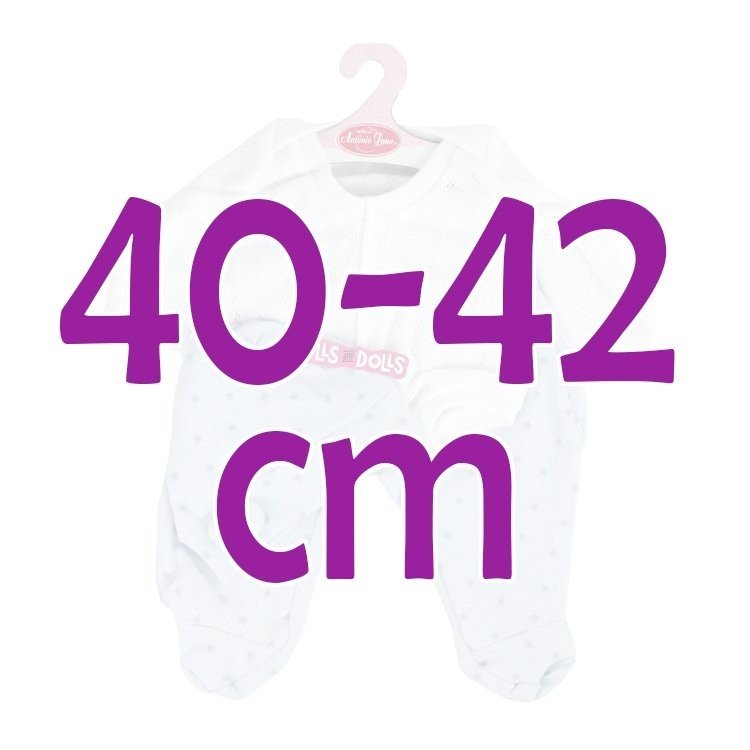 Antonio Juan Puppenoutfit 40-42 cm - Blaue Sterne Outfit mit Hut