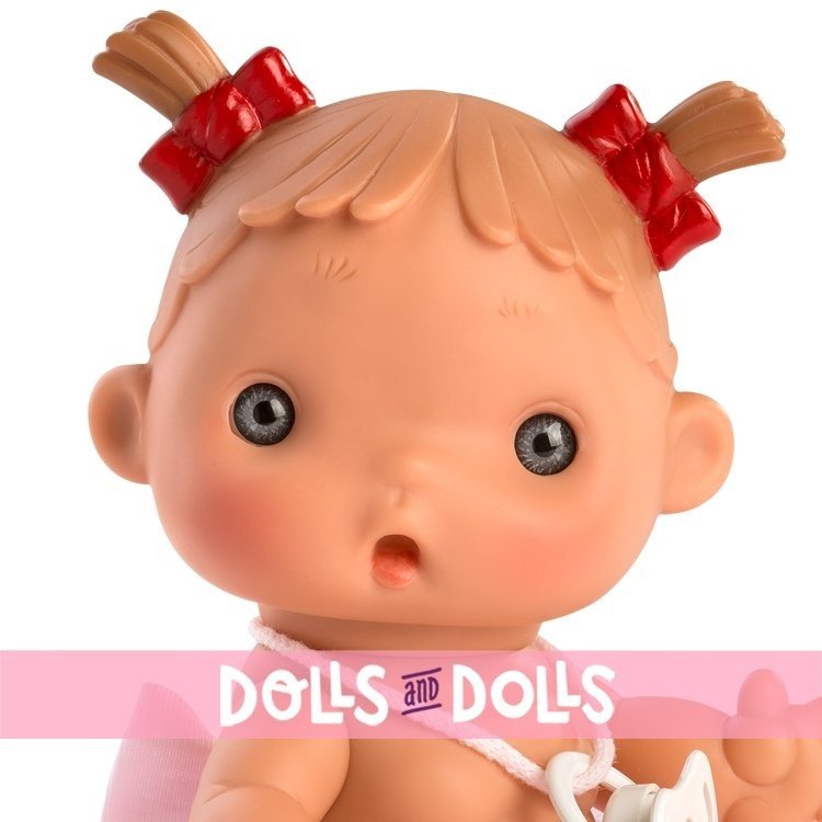 Así Puppe 23 cm - Daniela mit rosa Tüllrock