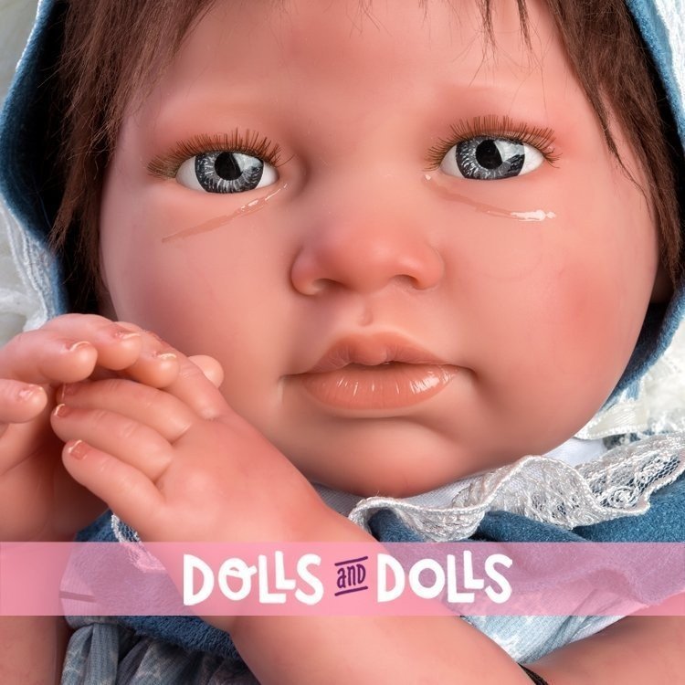 Así Puppe 46 cm - Judit Real Reborn Puppe mit Haaren