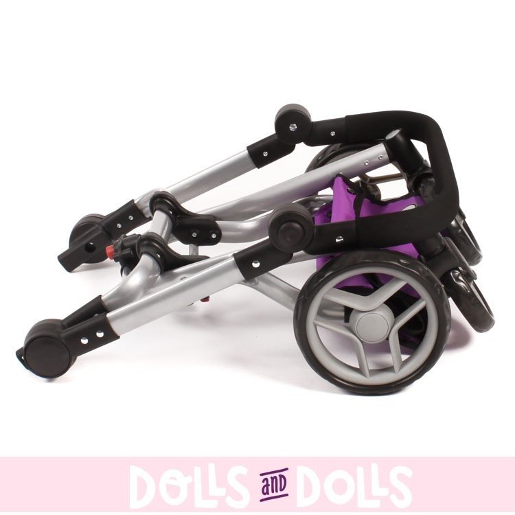 Yolo Kinderwagen 75 cm umwandelbar in Puppenwagen - Bayer Chic 2000 - Lila