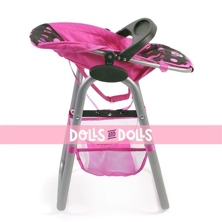 Puppenhochstuhl für Puppen bis 55 cm - Bayer Chic 2000 - Pinky Balls