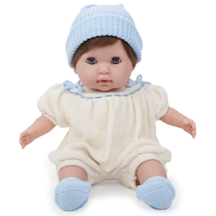 Nonis - Creme-blaues Outfit