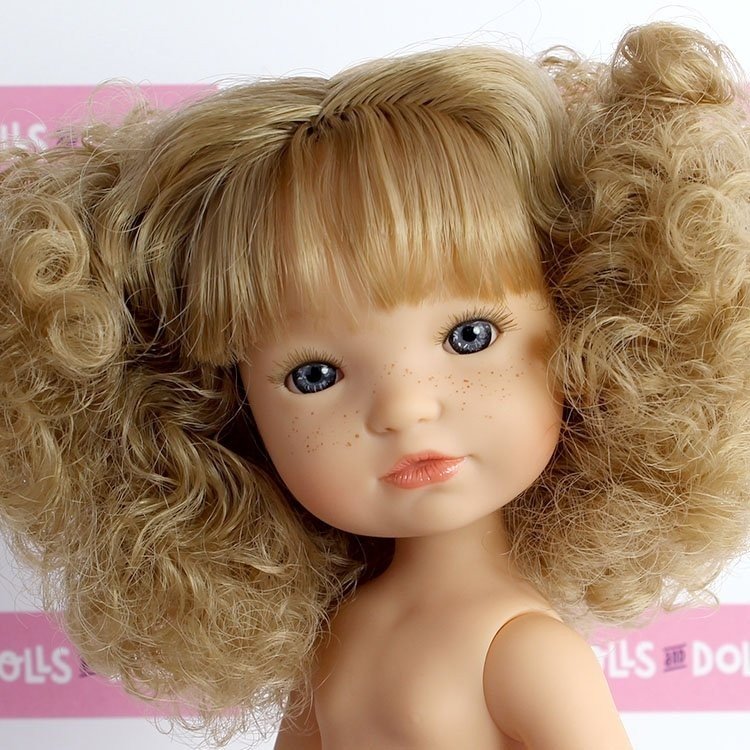 Berjuan Puppe 35 cm - Boutique Puppen - Blondes Haar Fashion Girl ohne Kleidung
