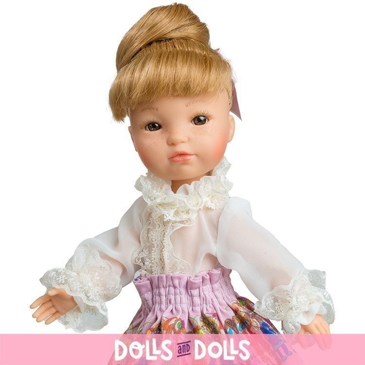 Berjuan Puppe 35 cm - Gretta mit weißem Hemd