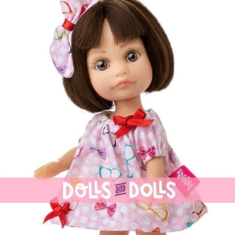 Berjuan Puppe 22 cm - Boutique Puppen - Luci mit Schleifenkleid