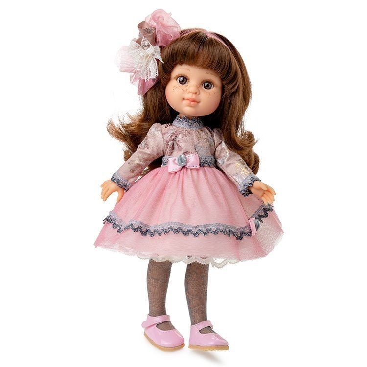 Berjuan Puppe 35 cm - Boutique Puppen - My Girl Brünette mit Tüllkleid