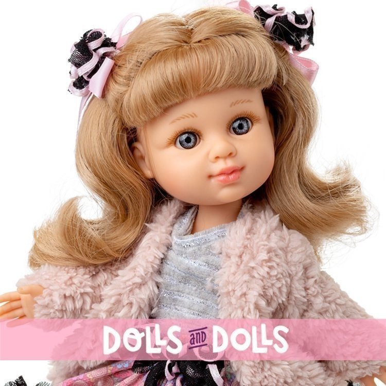 Berjuan Puppe 35 cm - Boutique Puppen - My Girl blond mit Mantel