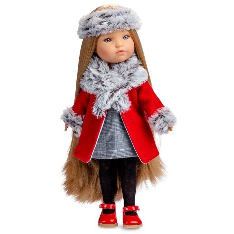 Berjuan Puppe 35 cm - Boutique Puppen - Fashion Girl blond mit langen Haaren