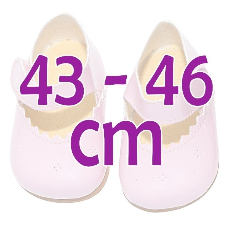 Ergänzungen für Así Puppe 43 bis 46 cm - Rosa Schuhe für María, Pablo, Leo und Limited Series Puppe