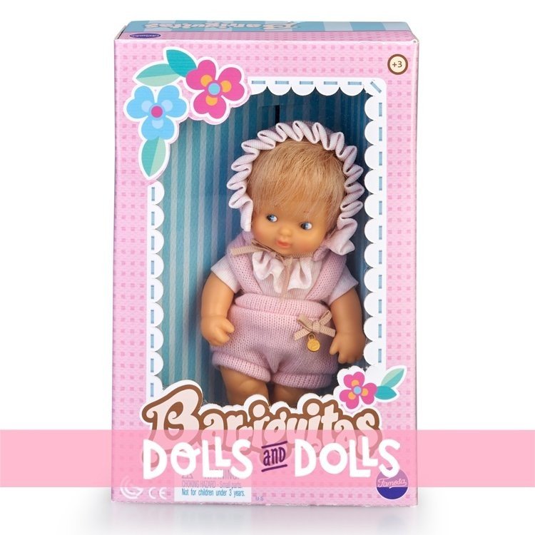Barriguitas Classic Puppe 15 cm - Blondes Baby mit Strampler