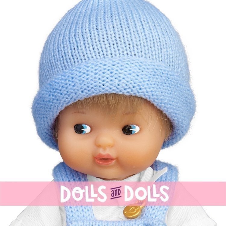 Barriguitas klassische Puppe 15 cm - Blondes Baby mit Strampler