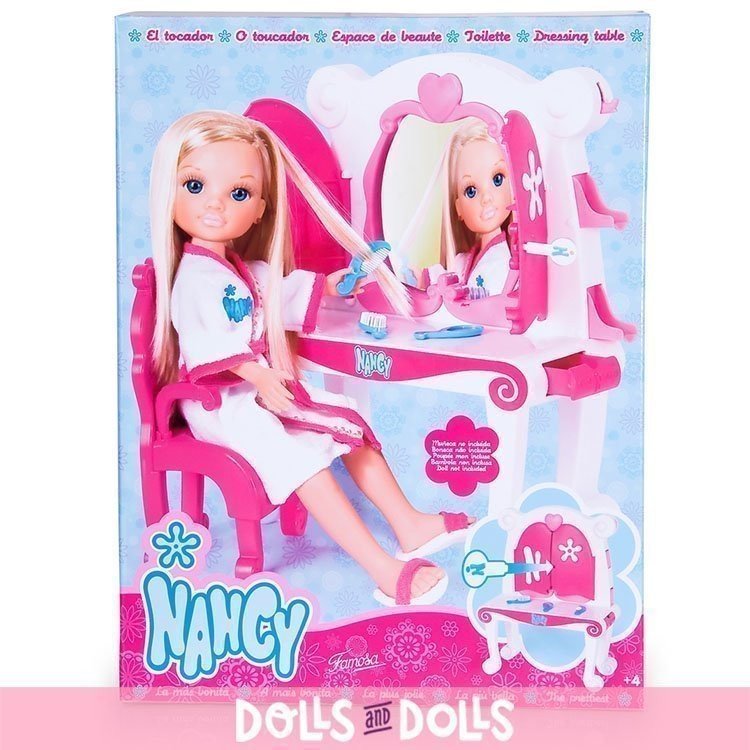 Ergänzungen für Nancy Puppe 43 cm - Magischer Schminktisch
