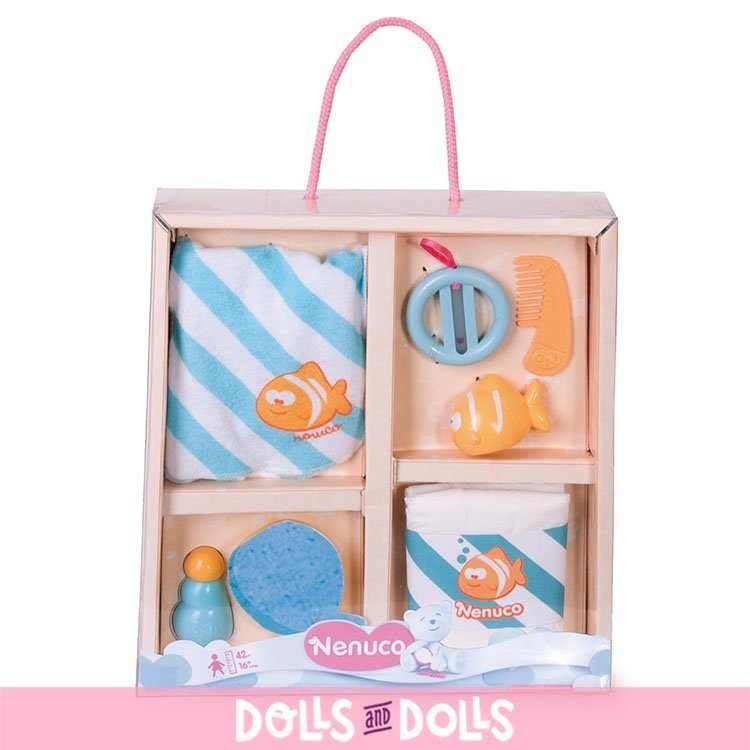 Ergänzungen für Nenuco Puppe 42 cm - Reinigungs- und Pflegeset