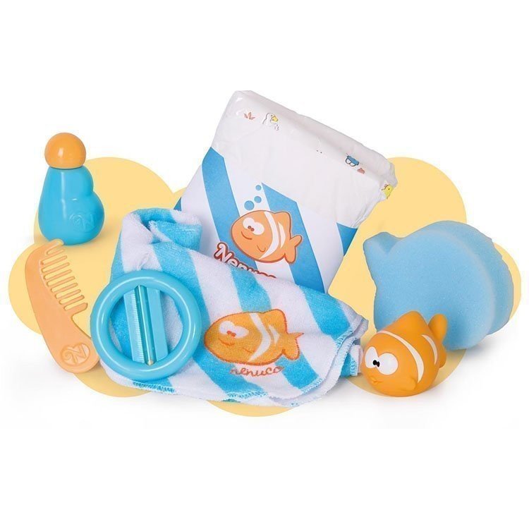 Ergänzungen für Nenuco Puppe 42 cm - Reinigungs- und Pflegeset