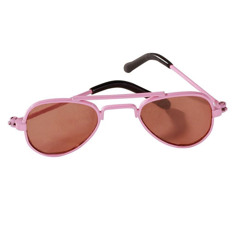 Ergänzungen für Götz Puppe 45-50 cm - Rosa Sonnenbrille