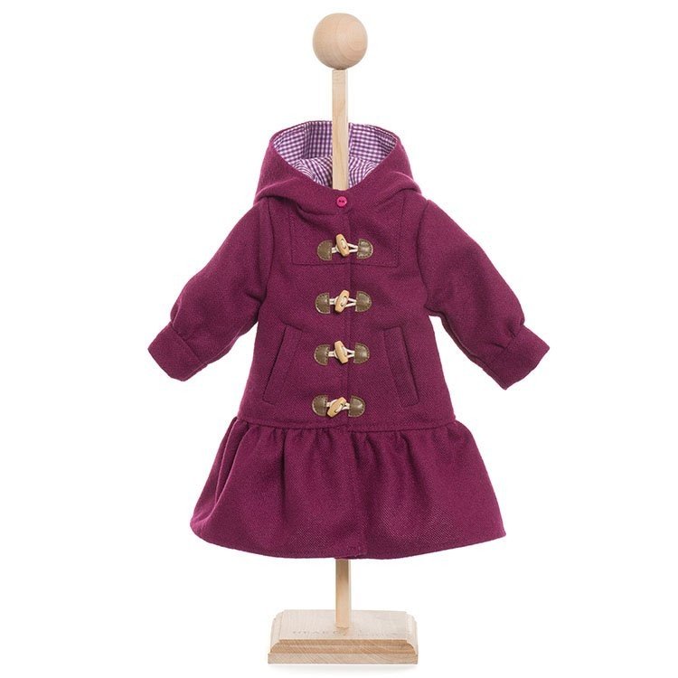 KidznCats Puppe Outfit 46 cm - Viola Coat