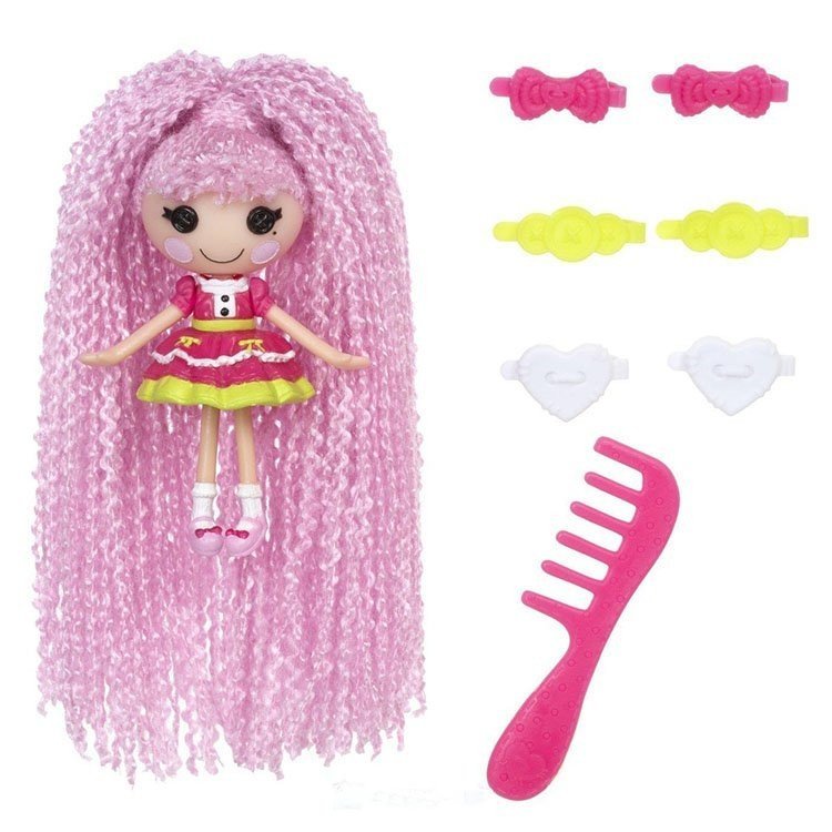 Lalaloopsy Puppe 7,5 cm - Mini Lalaloopsy Loopy Hair - Jewel Sparkles