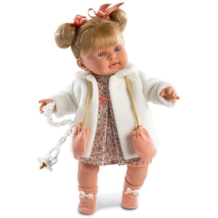 Llorens Puppe 42 cm - Irina mit Mantel