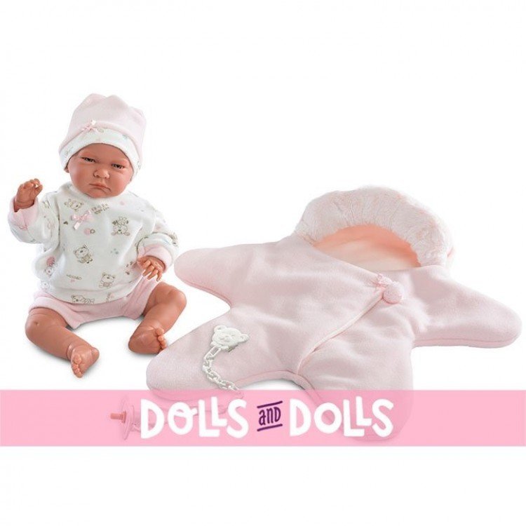 Llorens Puppe 42 cm - Lala mit Sternenschlafsack