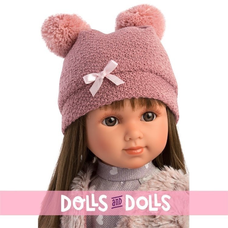 Llorens Puppe 35 cm - Sara mit Kleid und Weste